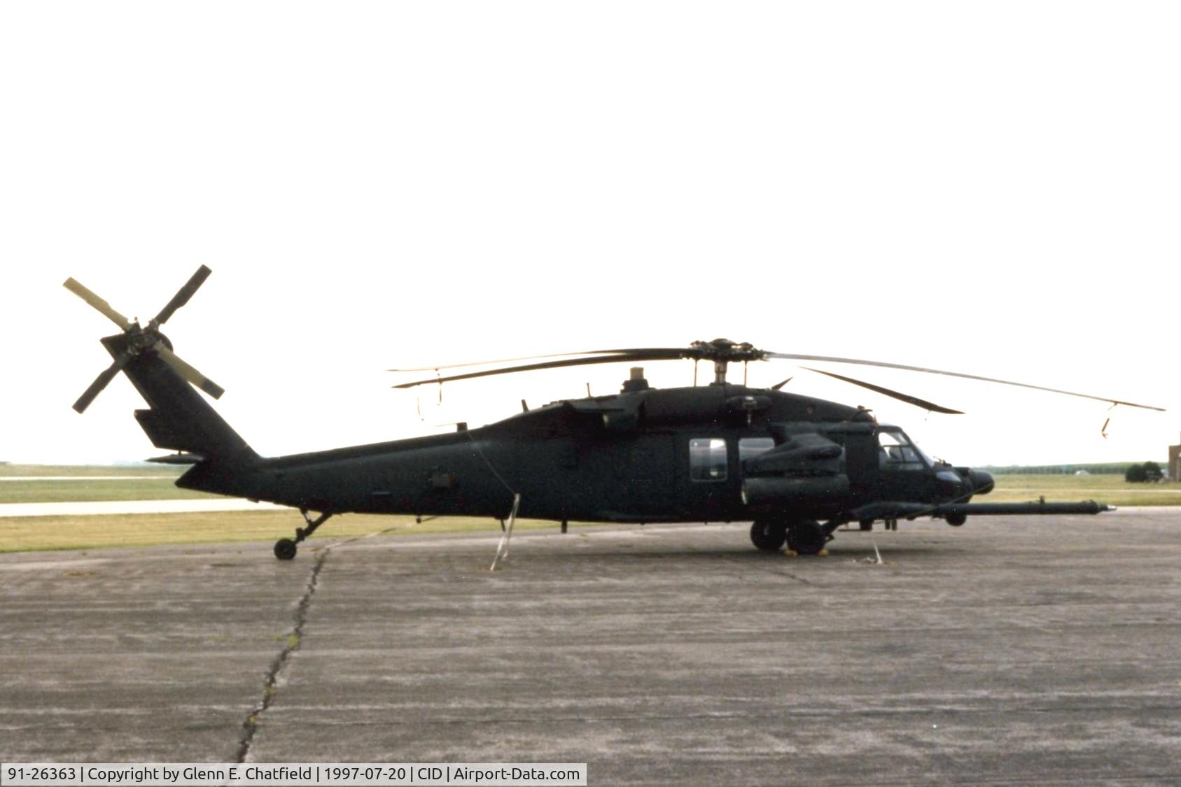 91-26363, 1993 Sikorsky MH-60L Black Hawk C/N Not found 91-26363, Black Hawk on the ramp