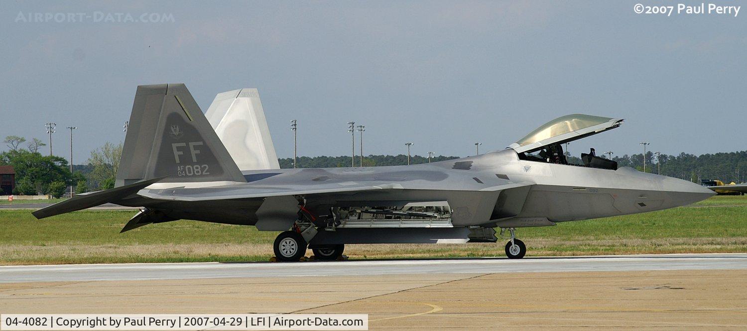 04-4082, 2004 Lockheed Martin F-22A Raptor C/N 4082, What a bird!