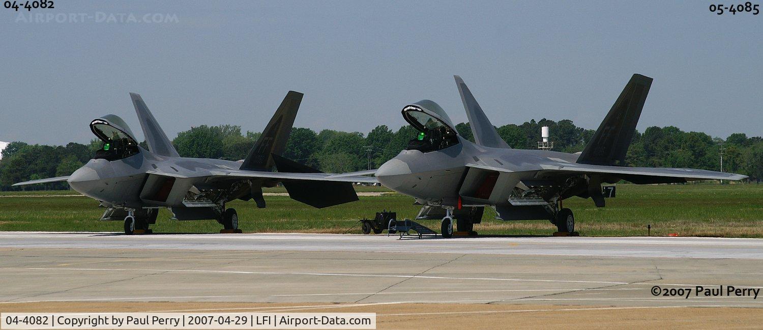 04-4082, 2004 Lockheed Martin F-22A Raptor C/N 4082, Looking very near combat ready