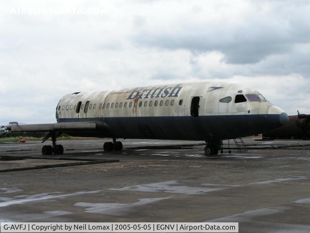 G-AVFJ, 1968 Hawker Siddeley HS-121 Trident 2E C/N 2149, This fuse was burnt in the SAVE demonstration.