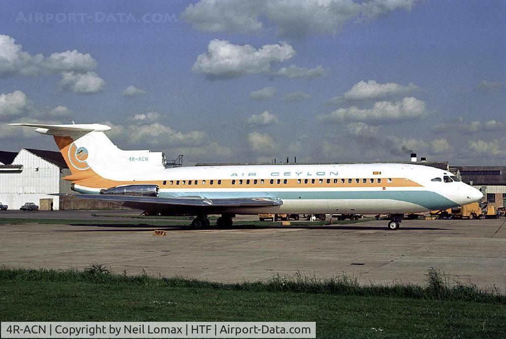 4R-ACN, 1968 Hawker Siddeley HS-121 Trident 1E-140 C/N 2135, At Hatfield prior to delivery.