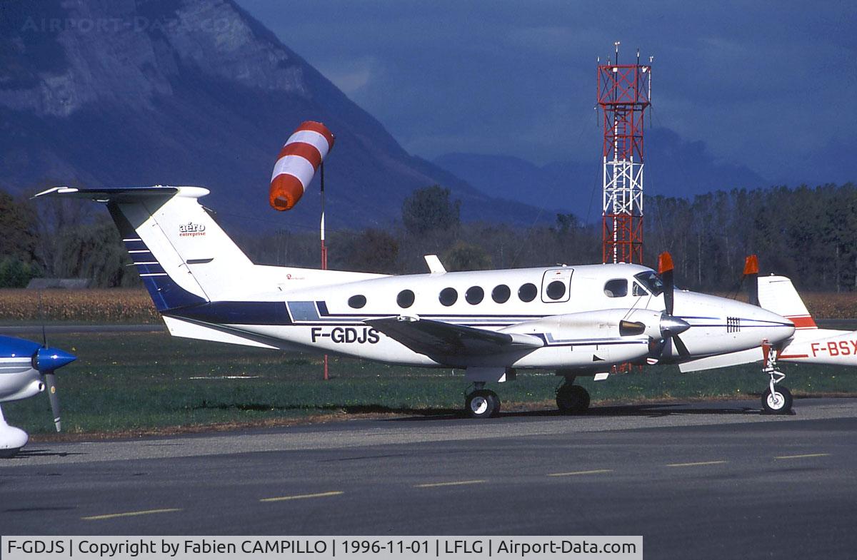 F-GDJS, 1983 Beech B200 King Air C/N BB-1116, Grenoble Le Versoud