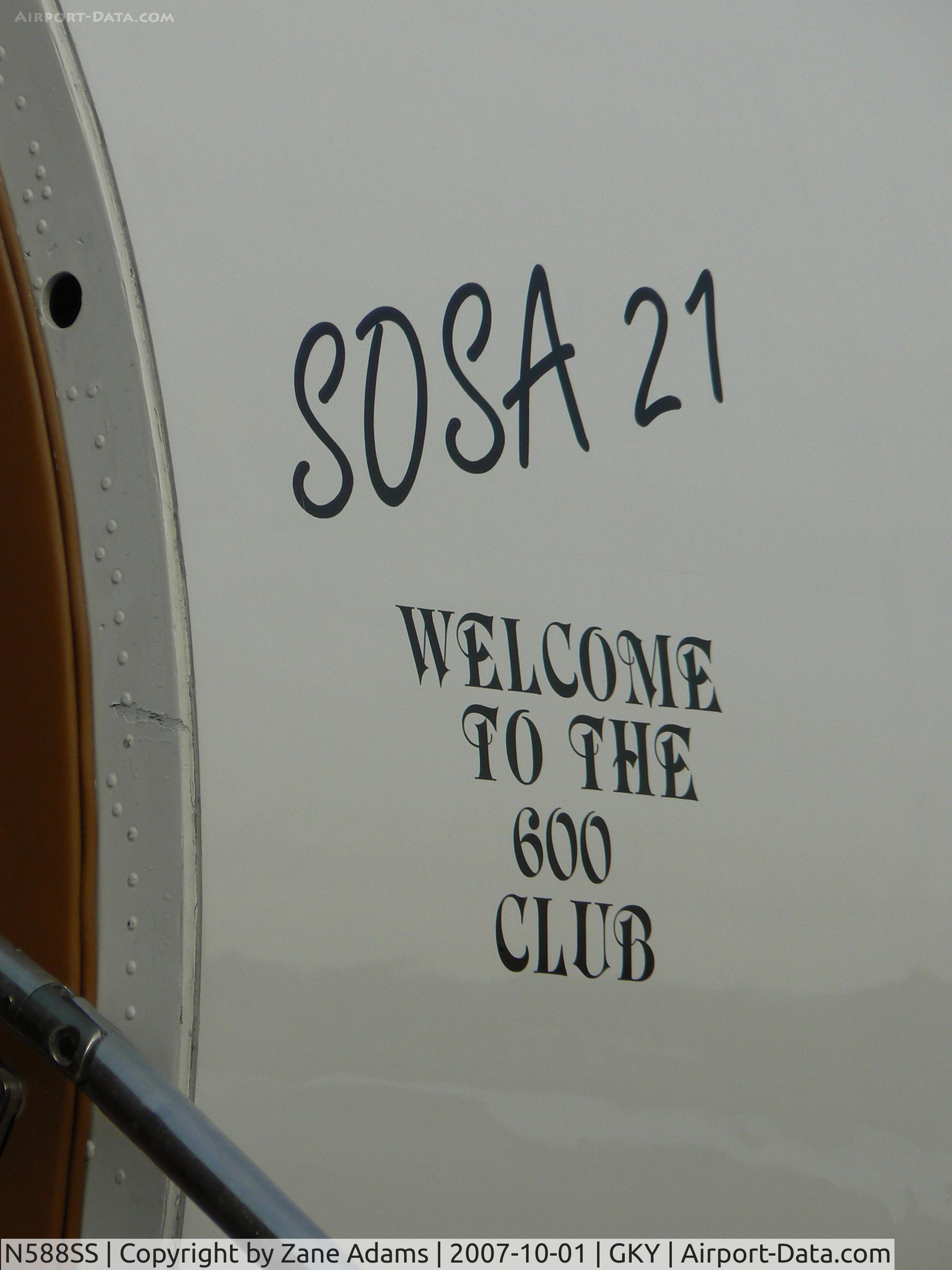 N588SS, 1974 Grumman G-1159 Gulfstream II C/N 142, Sammy Sosa's (Baseball Player) Gulfstream at Arlington