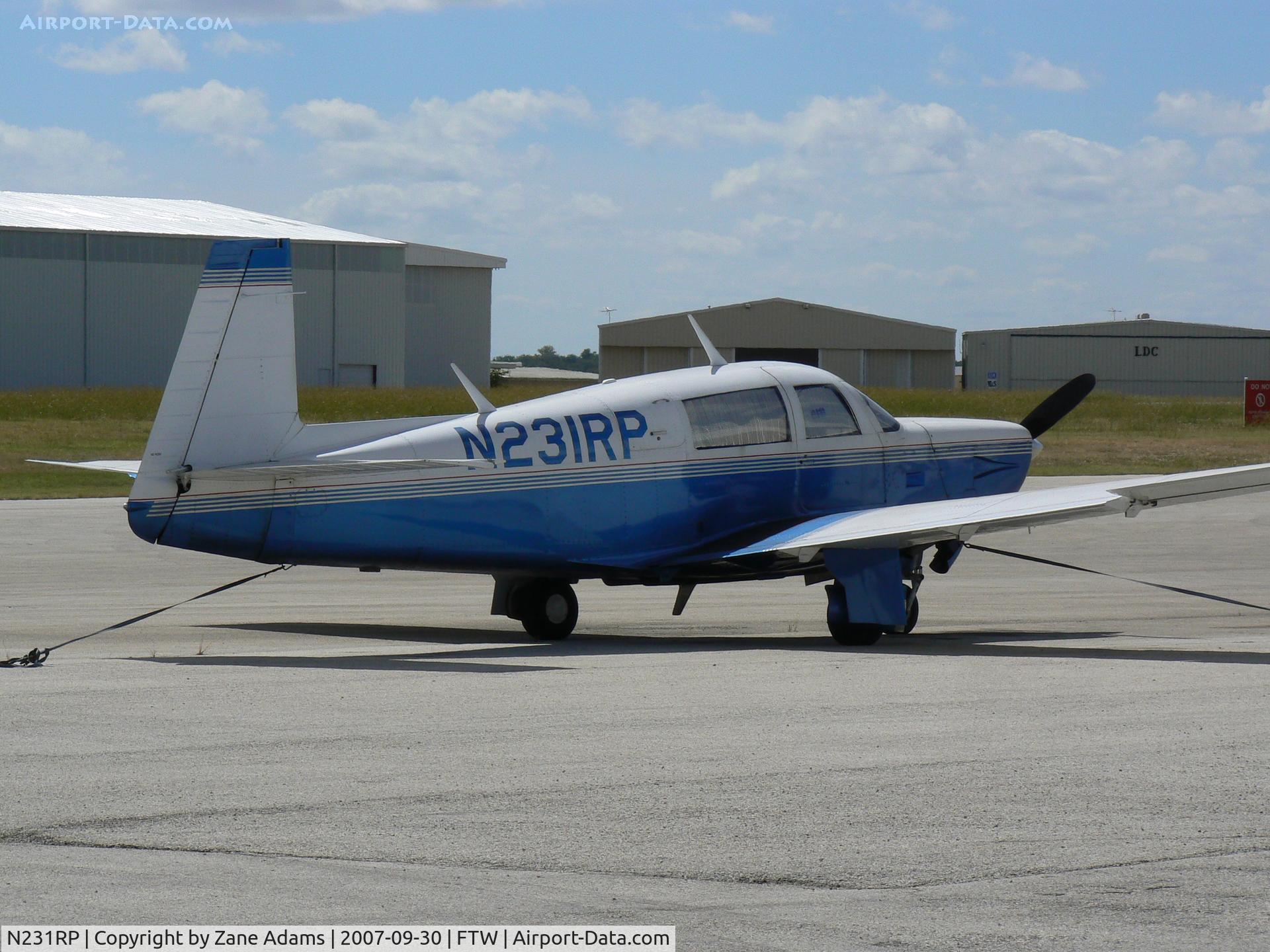 N231RP, 1980 Mooney M20K C/N 25-0379, On the ramp at Meacham Field