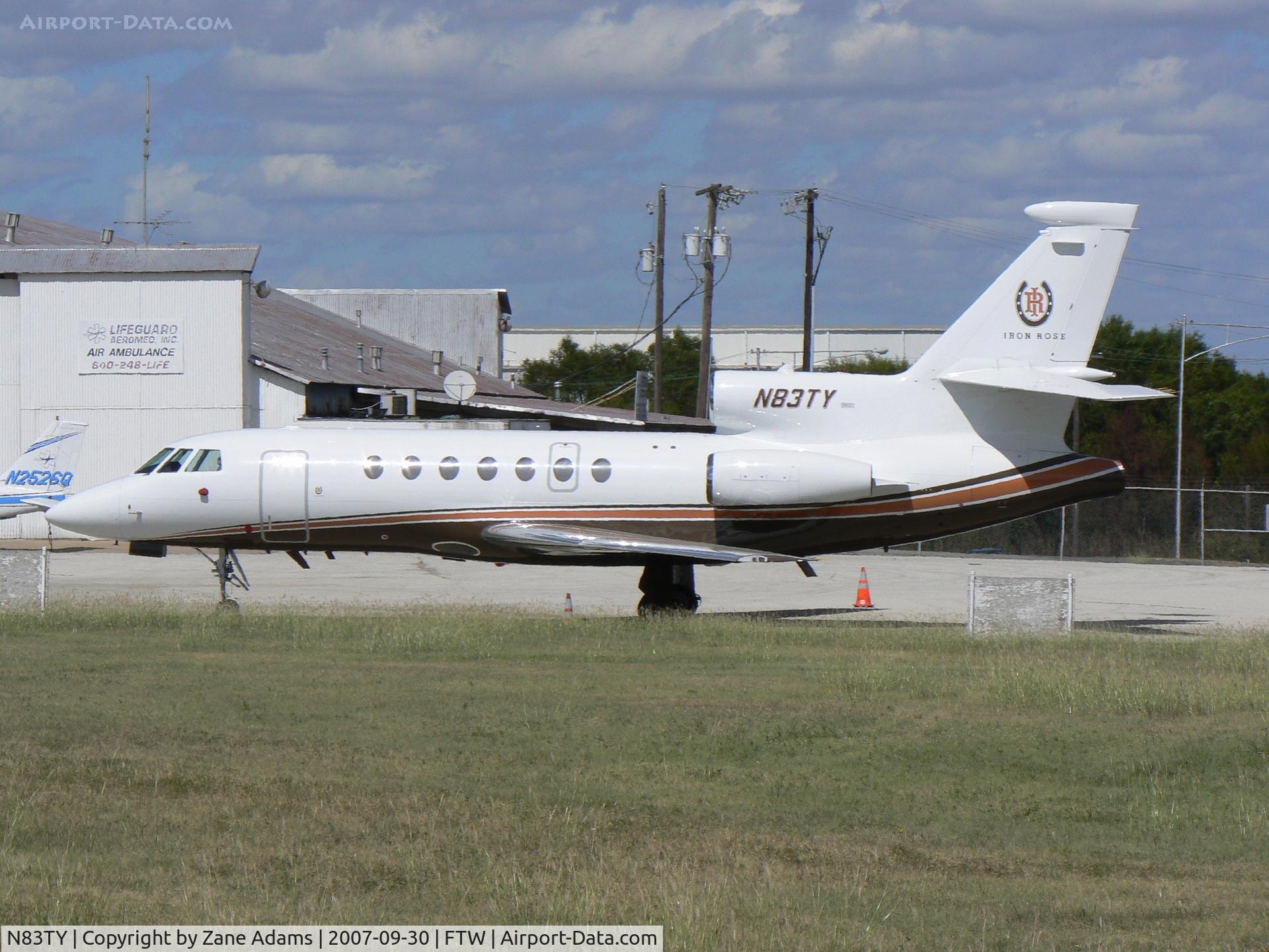N83TY, 1999 Dassault Falcon 50 C/N 288, On the ramp at Meacham Field - http://www.ironrose.com/