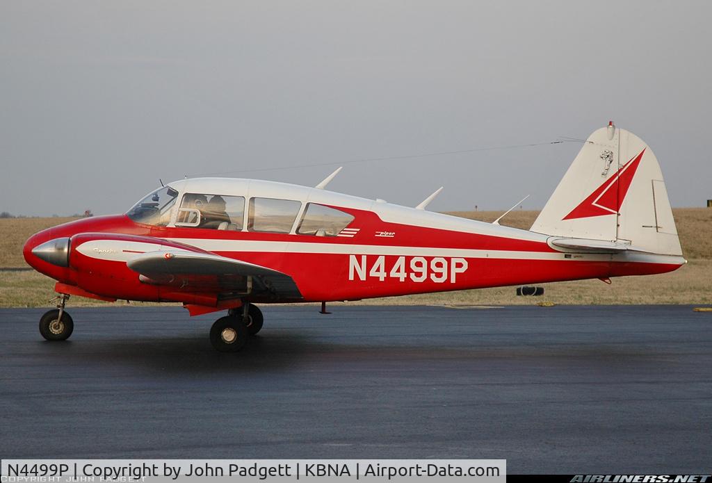 N4499P, 1961 Piper PA-23-160 Apache C/N 23-2022, Taxing at Nashville [KBNA]