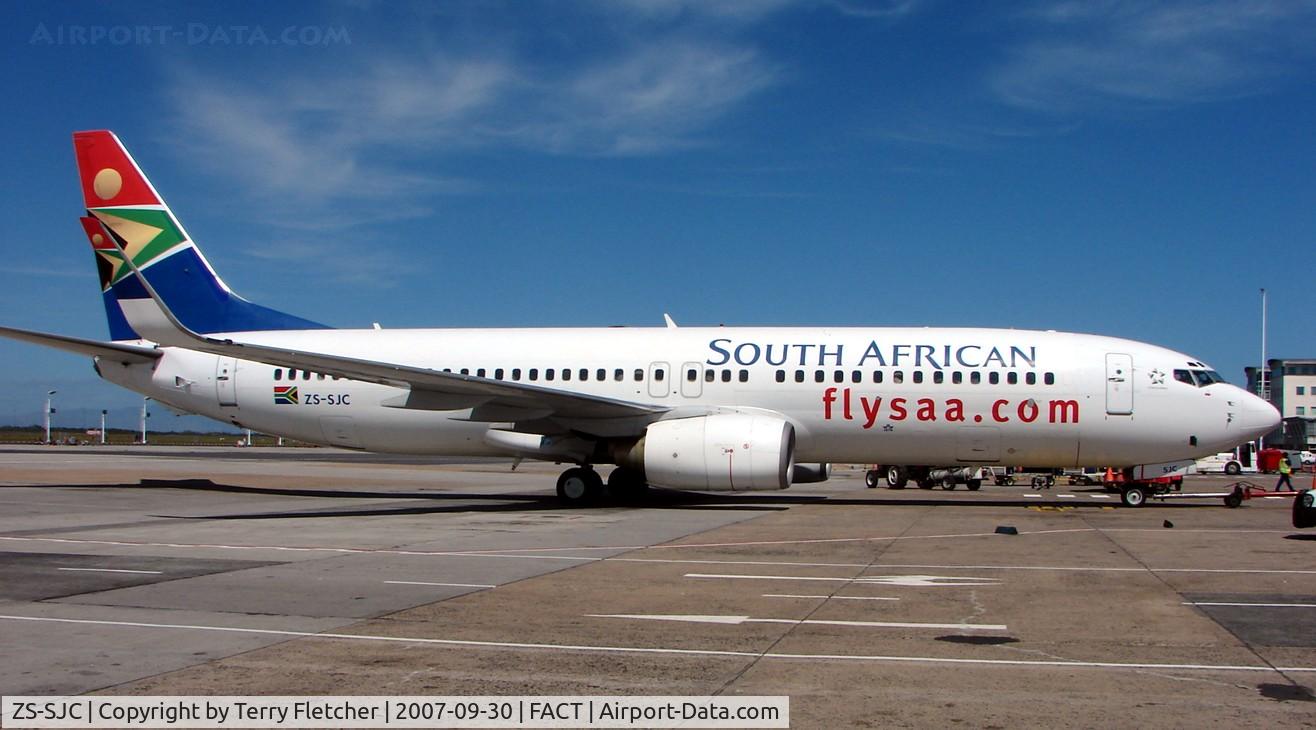ZS-SJC, 2000 Boeing 737-85F C/N 28828, SAA B737