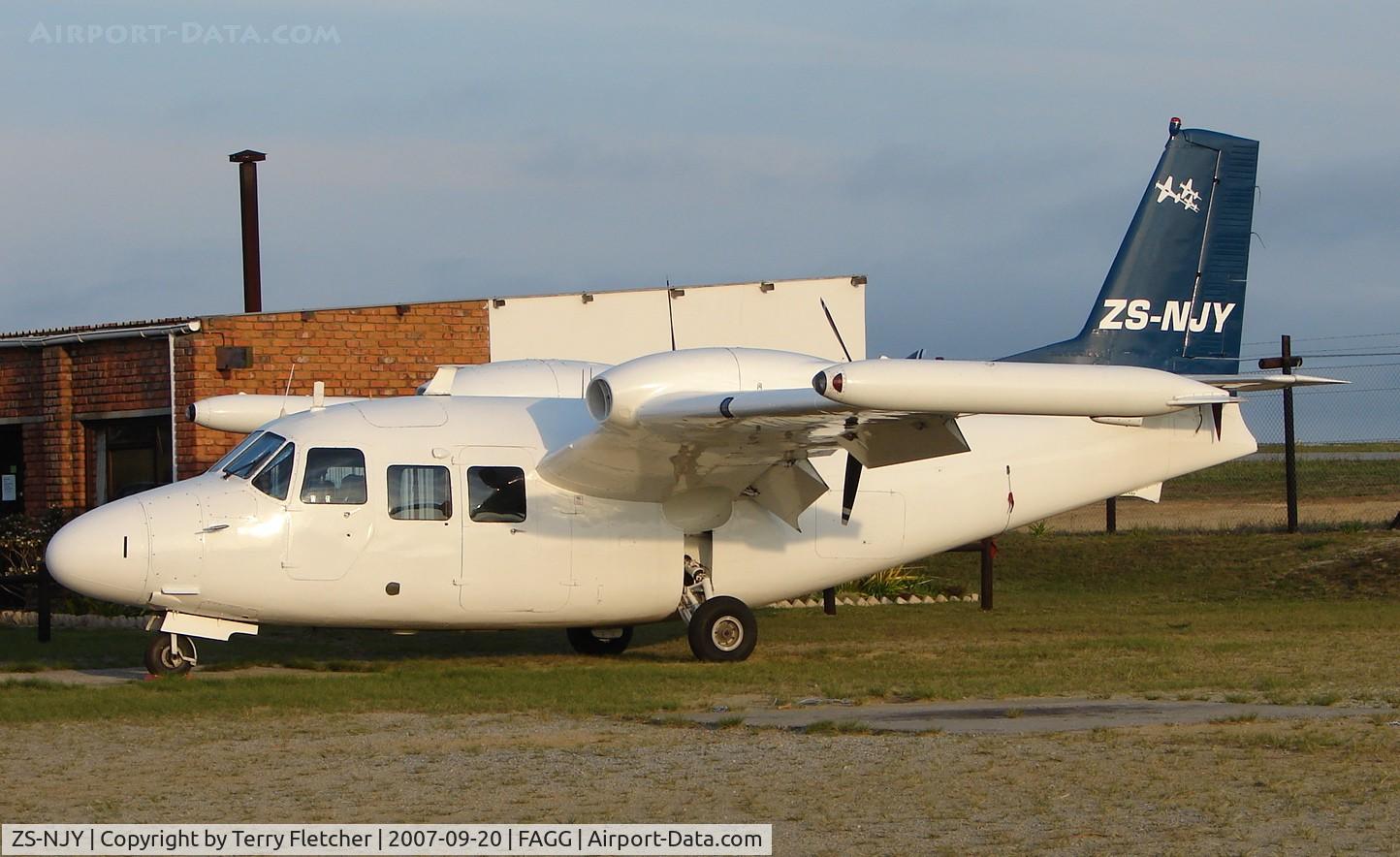 ZS-NJY, Piaggio P-166S Albatross C/N 445, Piaggio P166S