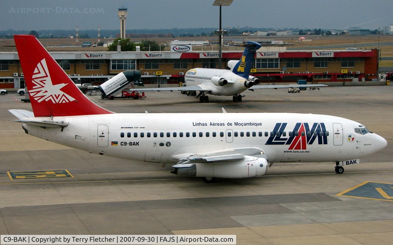C9-BAK, 1985 Boeing 737-2K9 C/N 23404, B737 at JNB