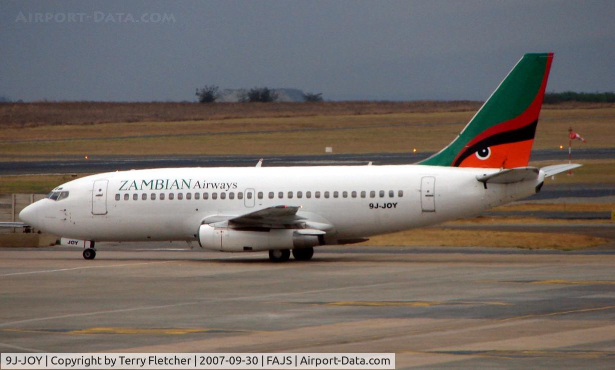 9J-JOY, 1981 Boeing 737-244 C/N 22584, Zambia B737