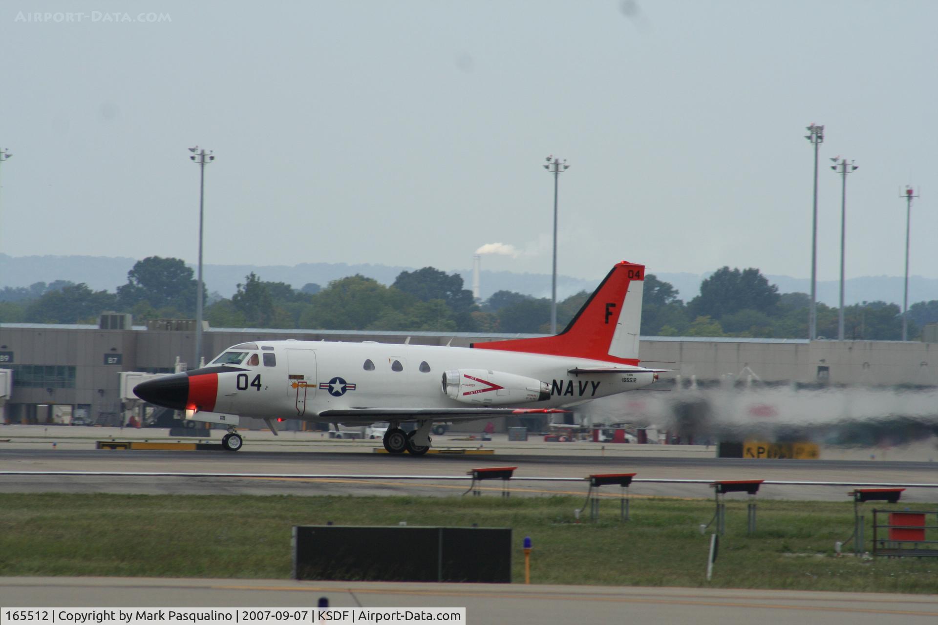 165512, 1963 Rockwell T-39N Sabreliner C/N 282-002, North American T-39