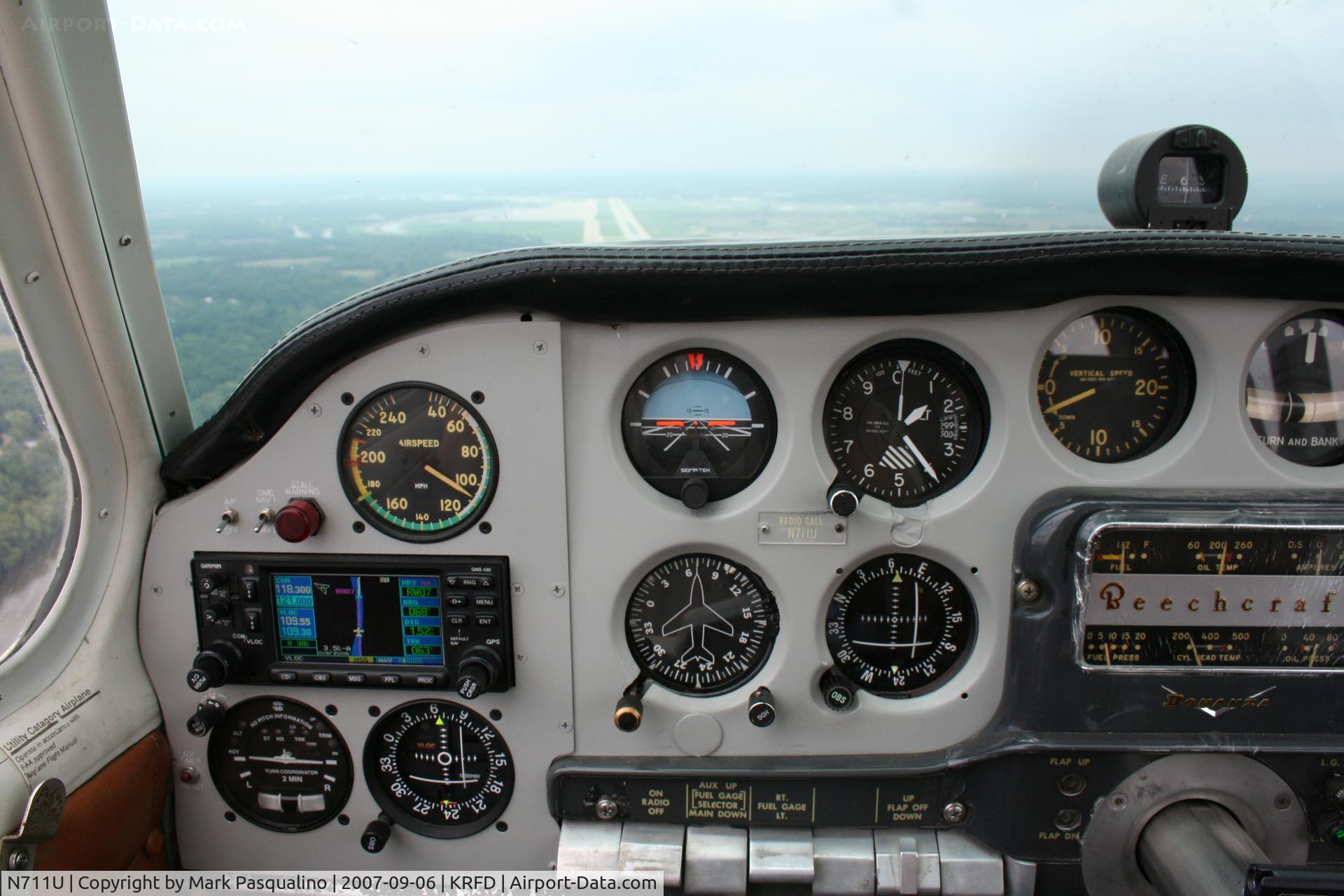 N711U, 1957 Beech H35 Bonanza C/N D-5191, Beech H35