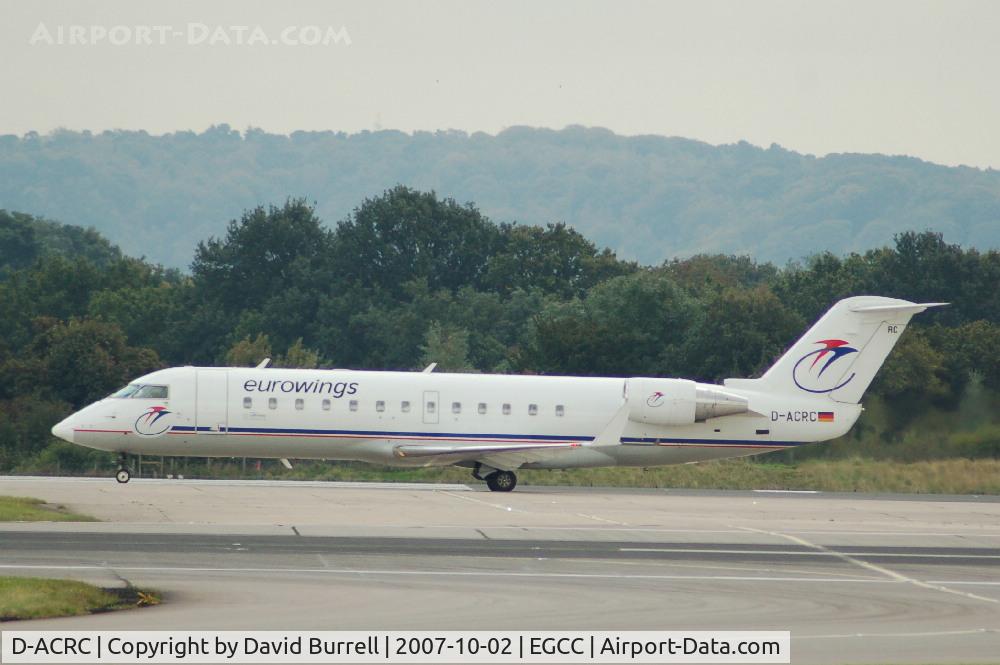 D-ACRC, 2001 Canadair CRJ-200ER (CL-600-2B19) C/N 7573, Eurowings - Landing
