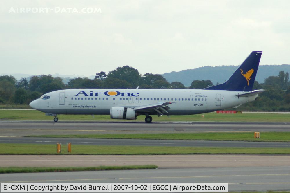 EI-CXM, 1994 Boeing 737-4Q8 C/N 26302, Air One - Landing