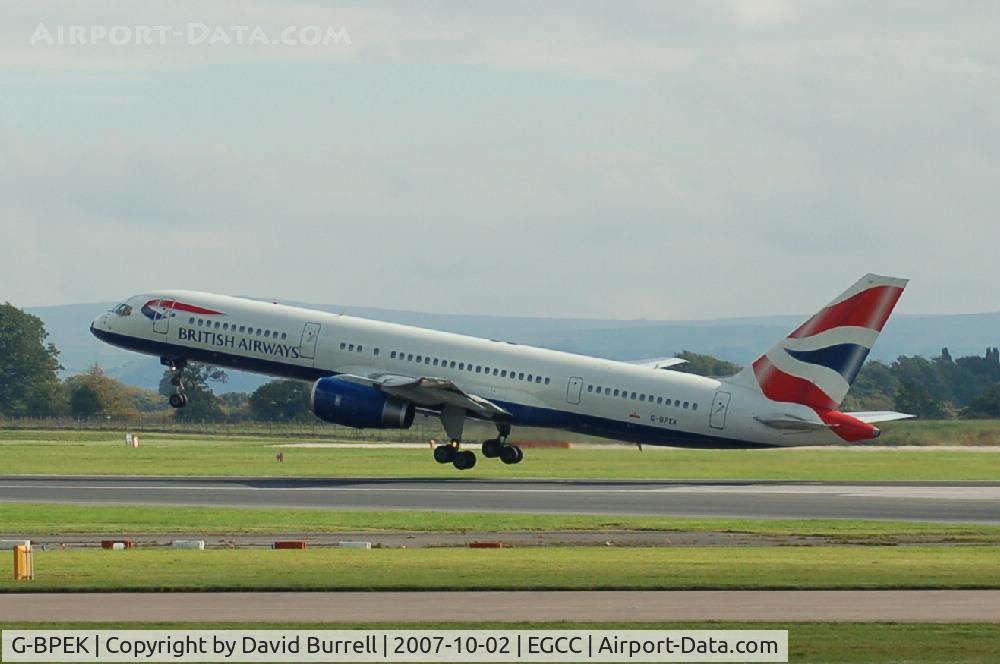 G-BPEK, 1995 Boeing 757-236 C/N 25808, British Airways - Taking Off