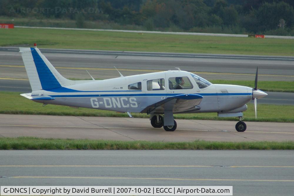 G-DNCS, 1978 Piper PA-28R-201T Cherokee Arrow III C/N 28R-7803024, Piper - Taxiing
