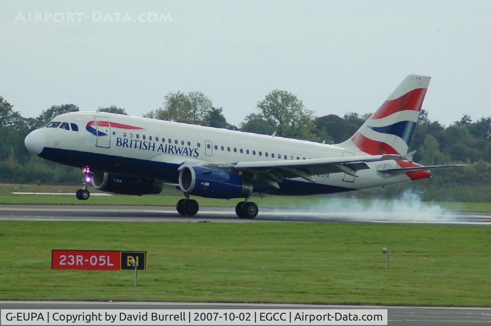 G-EUPA, 1999 Airbus A319-131 C/N 1082, British Airways - Landing