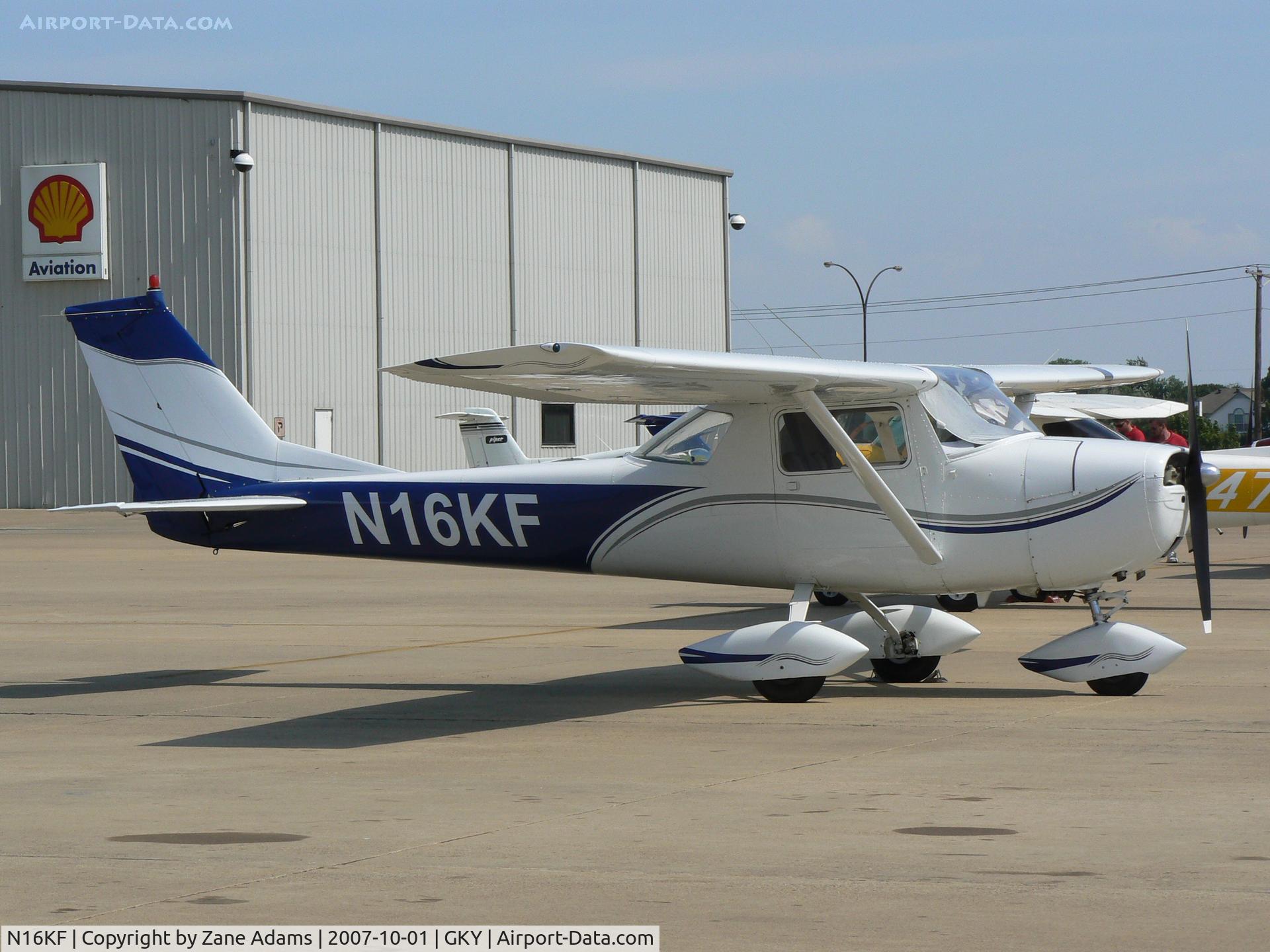 N16KF, 1965 Cessna 150F C/N 15061619, on the ramp at Arlington Muni