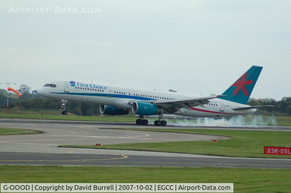 G-OOOD, 1988 Boeing 757-28A C/N 24235, First Choice - Landing