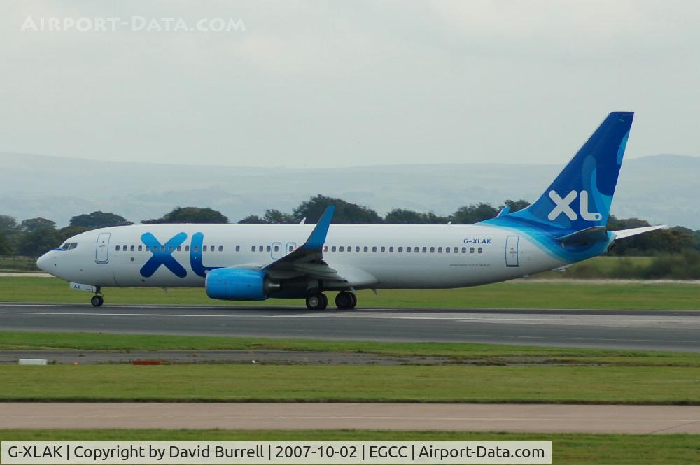 G-XLAK, 2007 Boeing 737-8FH C/N 35092, XL.com - Taking Off