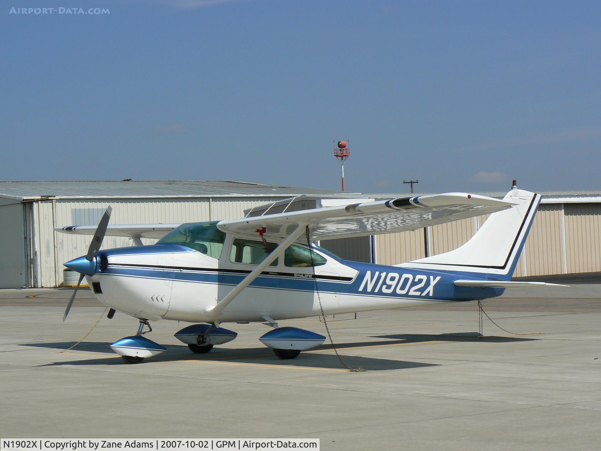 N1902X, 1965 Cessna 182H Skylane C/N 18256002, on the ramp at Grand Prairie