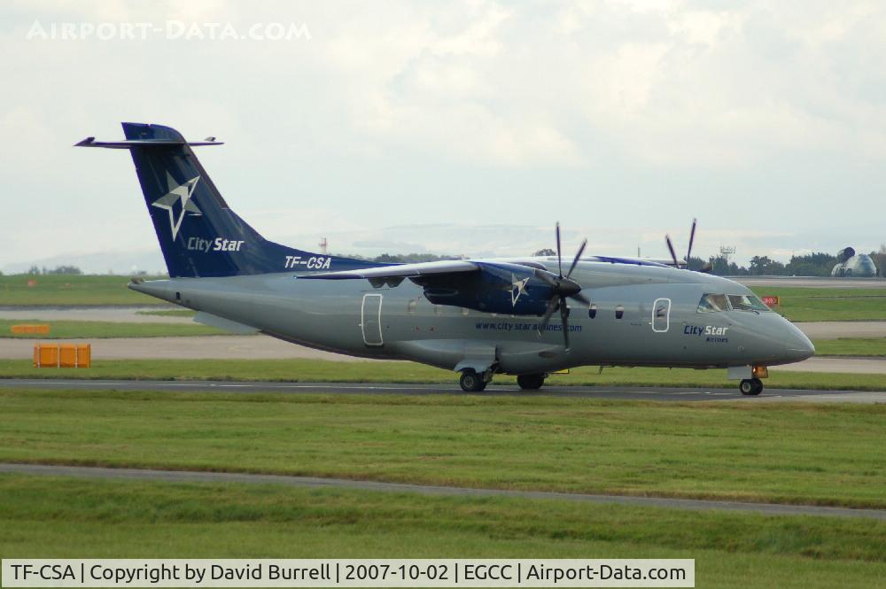 TF-CSA, 1998 Dornier 328-100 C/N 3091, City Star Airlines - Taxiing