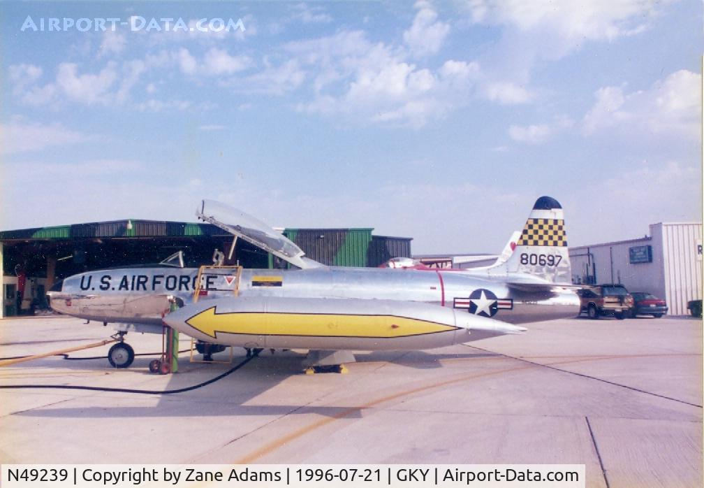 N49239, 1958 Lockheed T-33A C/N 58-697, T-33 at Texas Air Command Museum