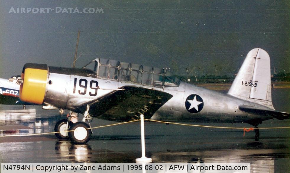 N4794N, 1942 Consolidated Vultee BT-13A C/N 5798, Freedom Tour stop 1995
