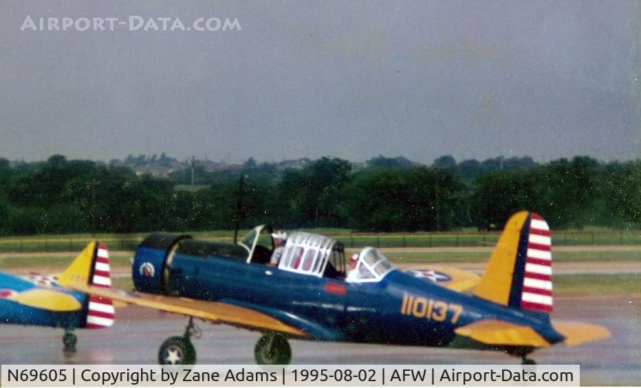 N69605, 1941 Consolidated Vultee BT-15 C/N 1258, Freedom Tour stop 1995