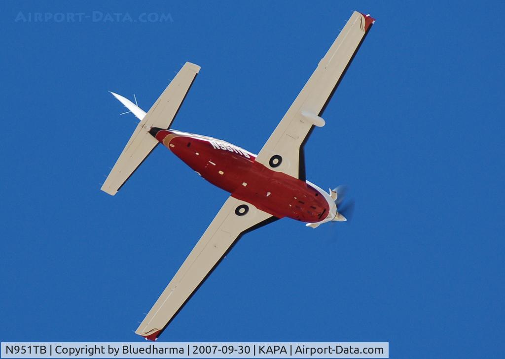 N951TB, 2005 Piper PA-46-500TP C/N 4697225, Takeoff