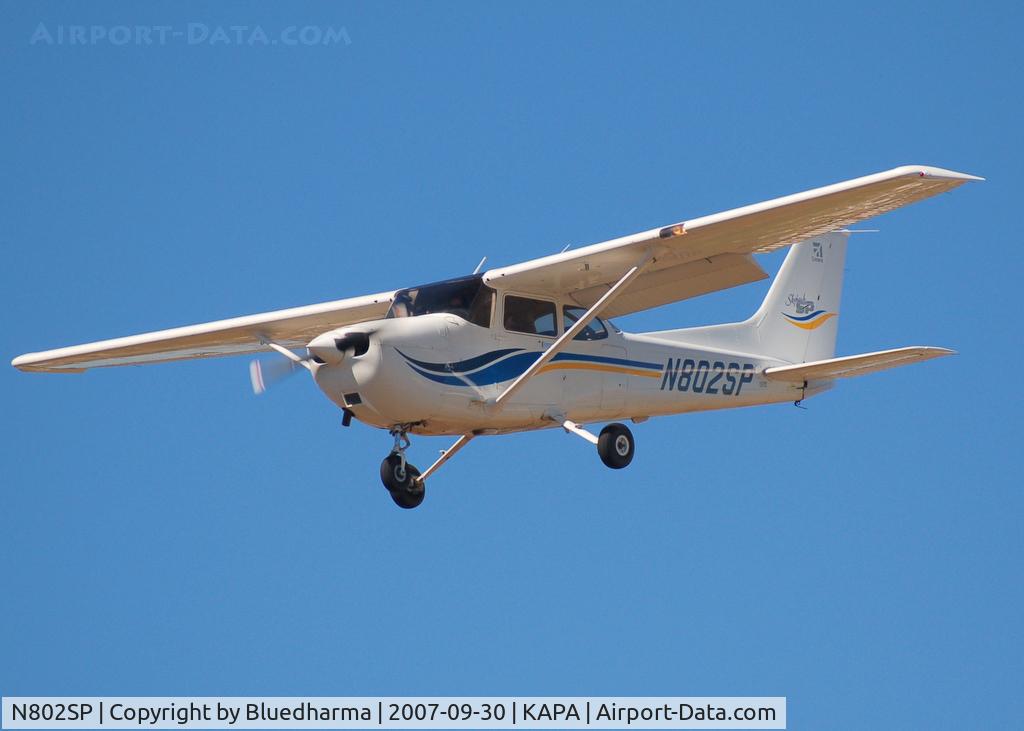 N802SP, 1999 Cessna 172S C/N 172S8107, Approach to 17L