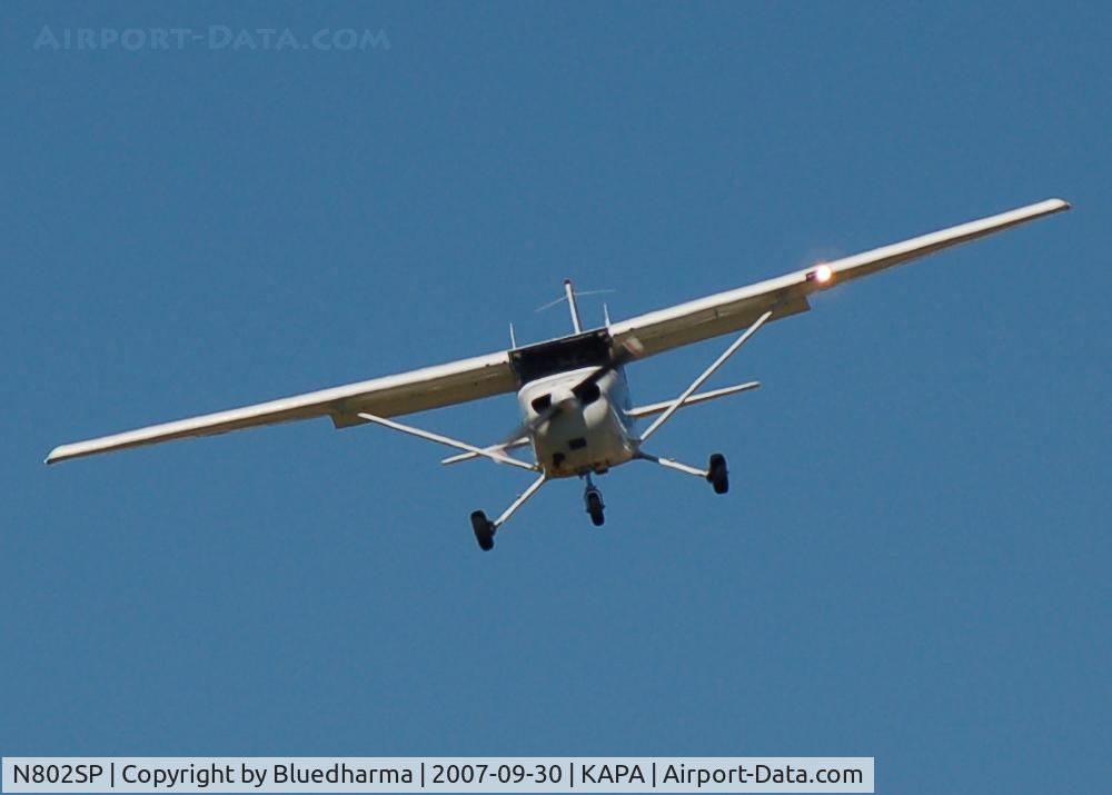 N802SP, 1999 Cessna 172S C/N 172S8107, Approach to 17L