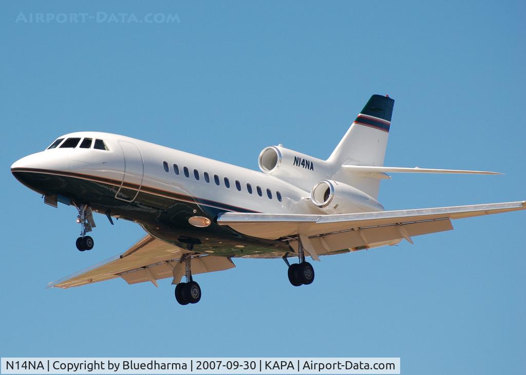 N14NA, 1992 Dassault Falcon 900 C/N 124, Approach to 17L