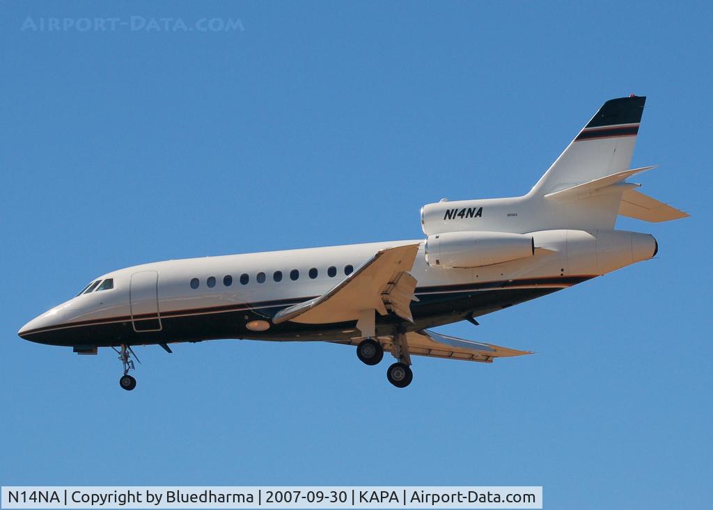N14NA, 1992 Dassault Falcon 900 C/N 124, Approach to 17L