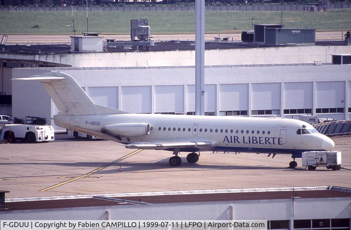 F-GDUU, 1976 Fokker F-28-2000 Fellowship C/N 11108, Air LibertÃ©