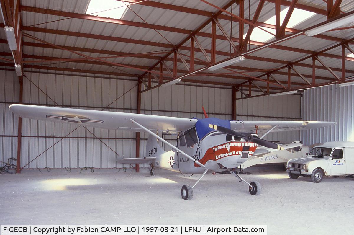 F-GECB, 1957 Cessna 305C C/N 24568, Aspres sur Buech