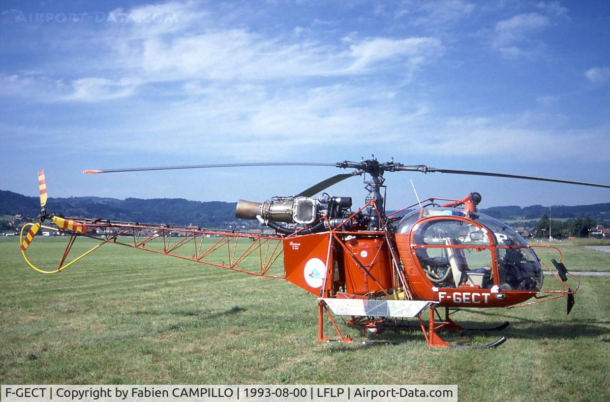 F-GECT, Aérospatiale SA-315B Lama C/N 2666, Secours AÃ©rien FranÃ§ais