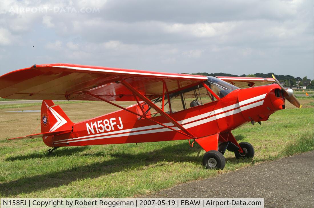 N158FJ, 1965 Piper PA-18-150 Super Cub C/N 18-8312, 17 th Antwerp Stampe Fly In.