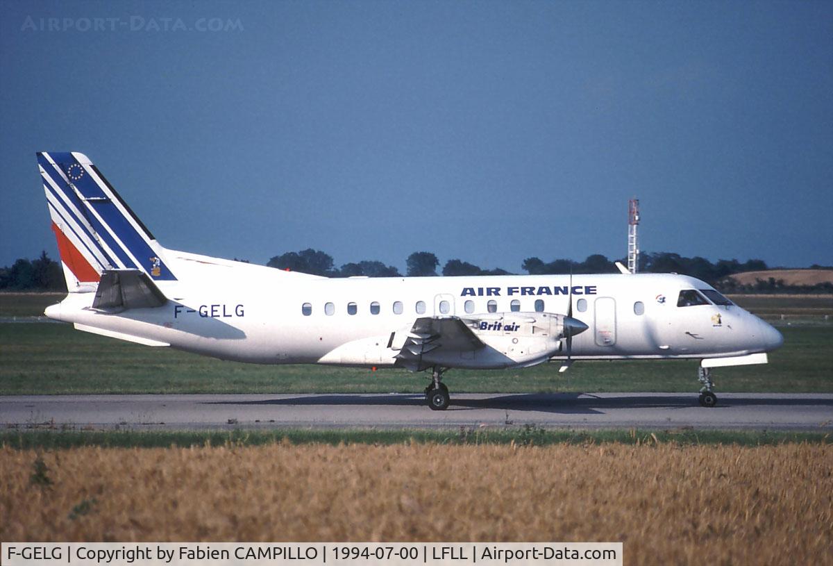 F-GELG, 1986 Saab 340A C/N 340A-081, Air France Brit Air