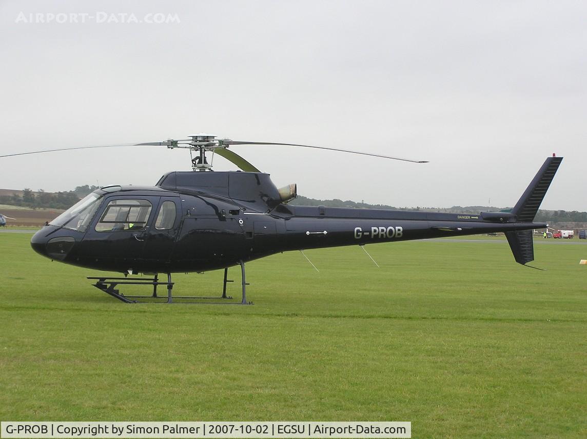 G-PROB, 1994 Eurocopter AS-350B-2 Ecureuil Ecureuil C/N 2825, AS350 visiting Helitech 2007 at Duxford
