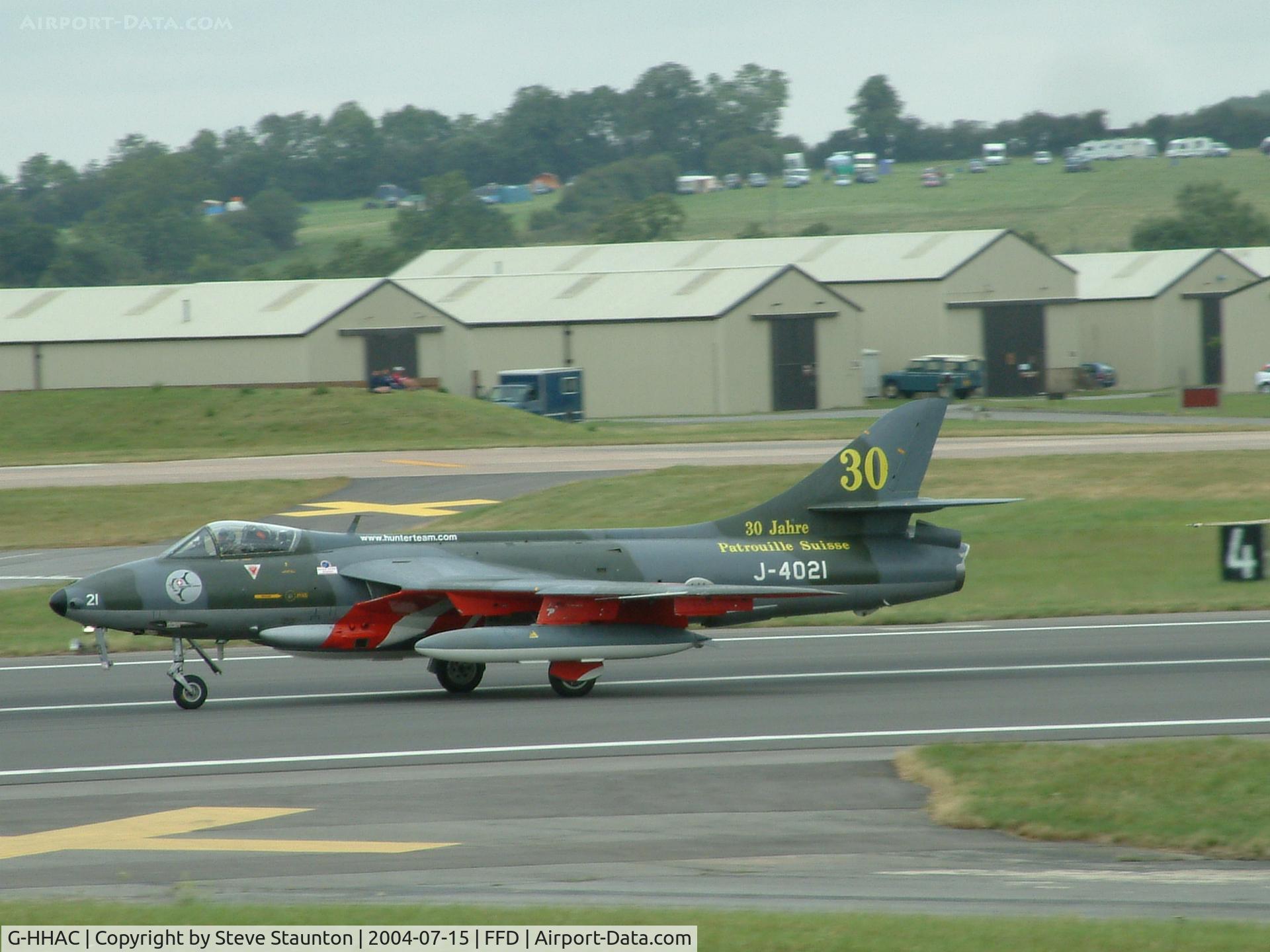 G-HHAC, 1959 Hawker Hunter F.58 C/N 41H-691770, Royal International Air Tattoo 2004