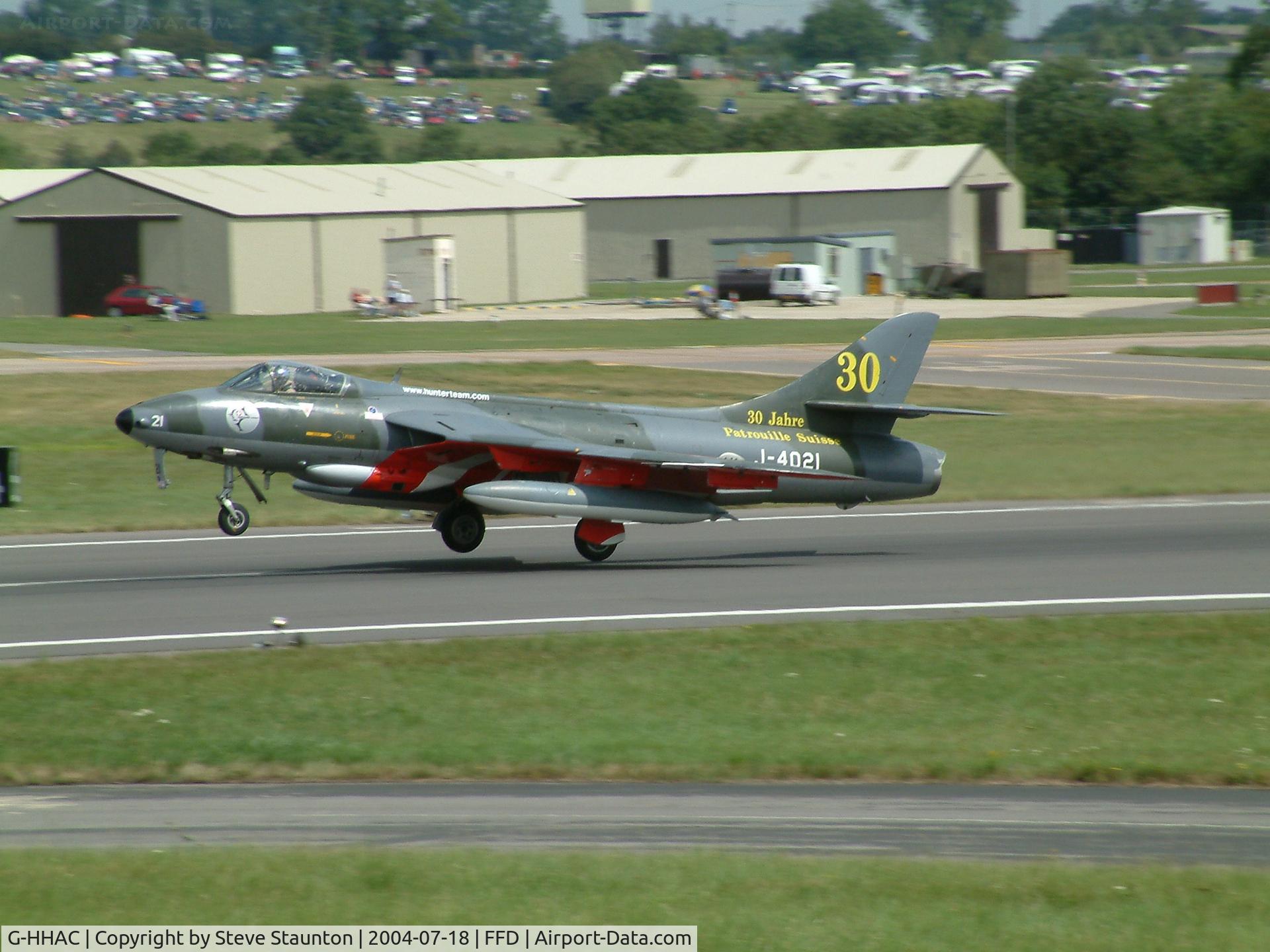 G-HHAC, 1959 Hawker Hunter F.58 C/N 41H-691770, Royal International Air Tattoo 2004