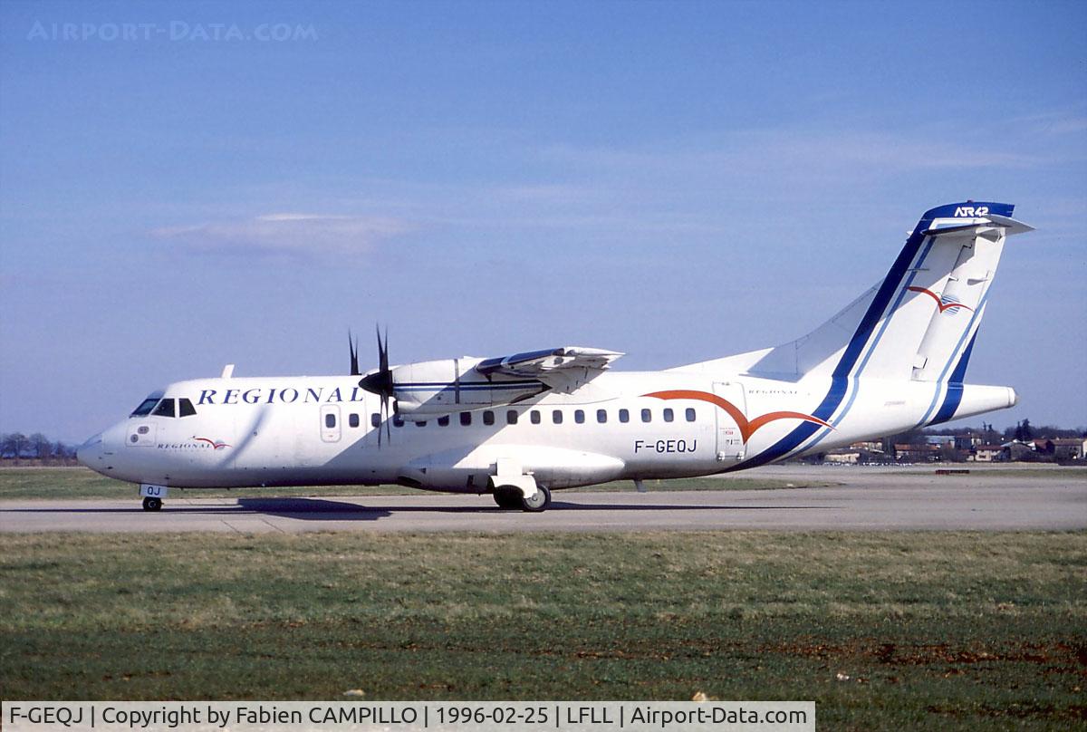 F-GEQJ, 1986 ATR 42-300 C/N 008, RÃ©gional