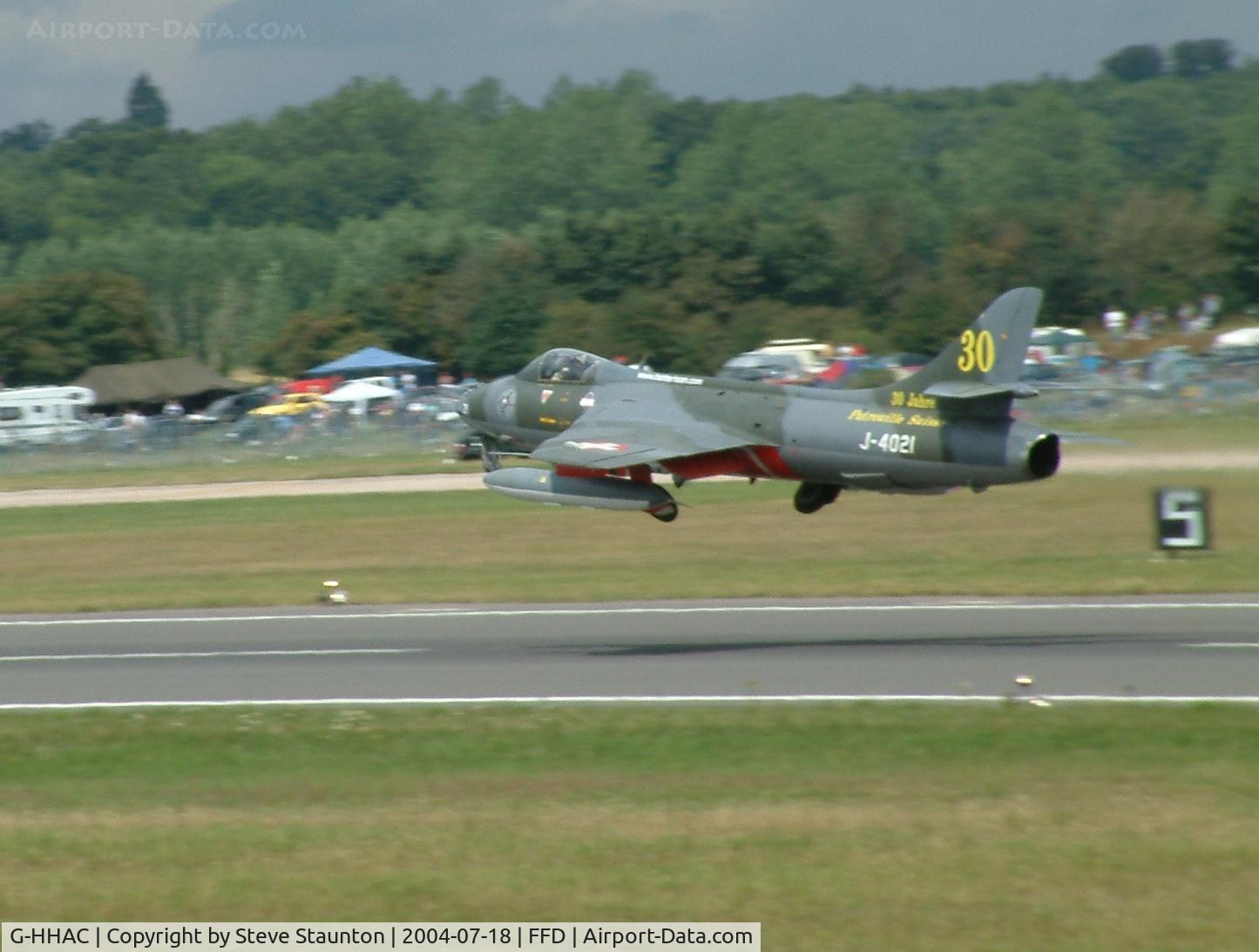 G-HHAC, 1959 Hawker Hunter F.58 C/N 41H-691770, Royal International Air Tattoo 2004