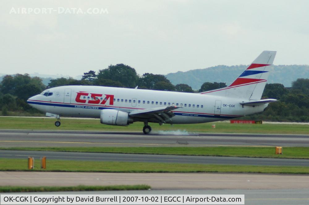 OK-CGK, 1997 Boeing 737-55S C/N 28471, CSA Czech Airlines - Landing