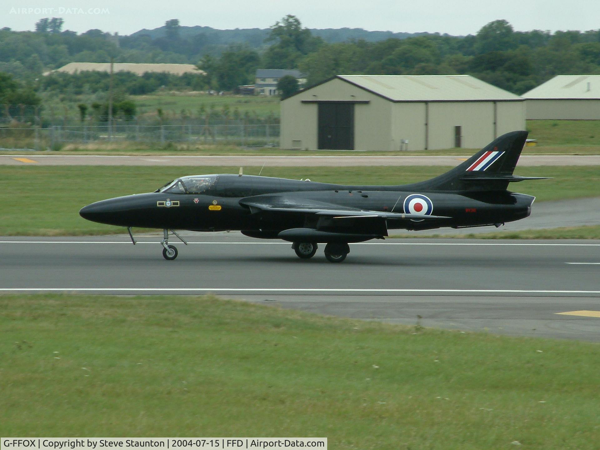 G-FFOX, 1955 Hawker Hunter T.7B C/N 41H-670792, Royal International Air Tattoo 2004