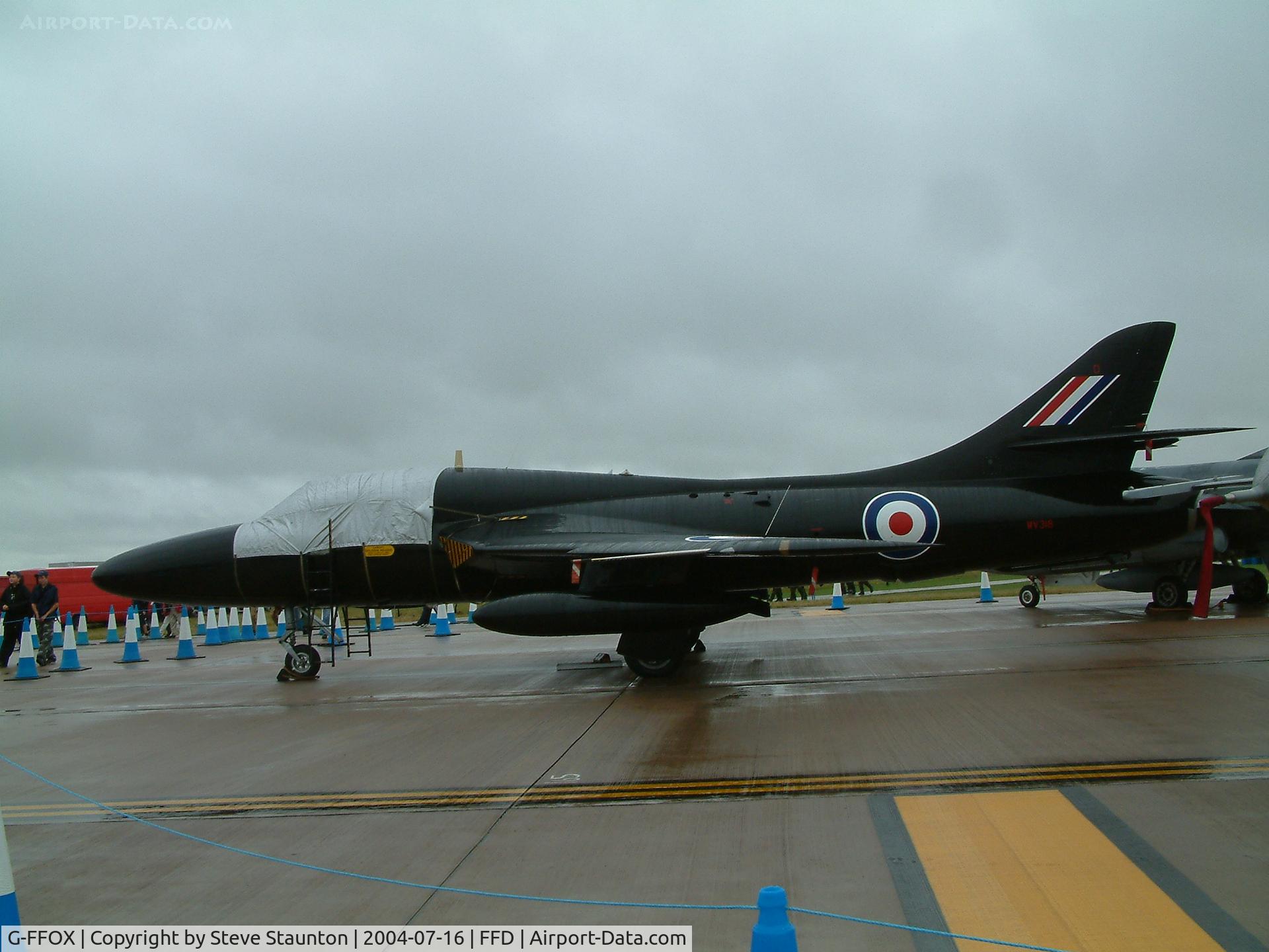 G-FFOX, 1955 Hawker Hunter T.7B C/N 41H-670792, Royal International Air Tattoo 2004