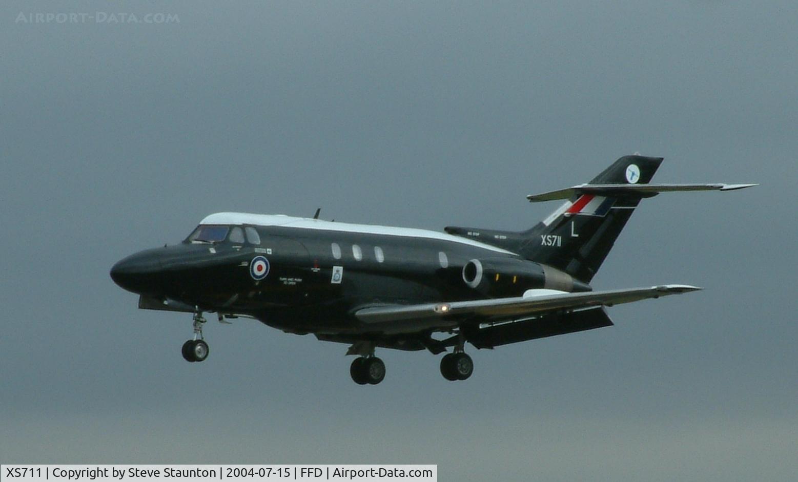 XS711, 1965 Hawker Siddeley HS.125 Dominie T.1 C/N 25024, Royal International Air Tattoo 2004