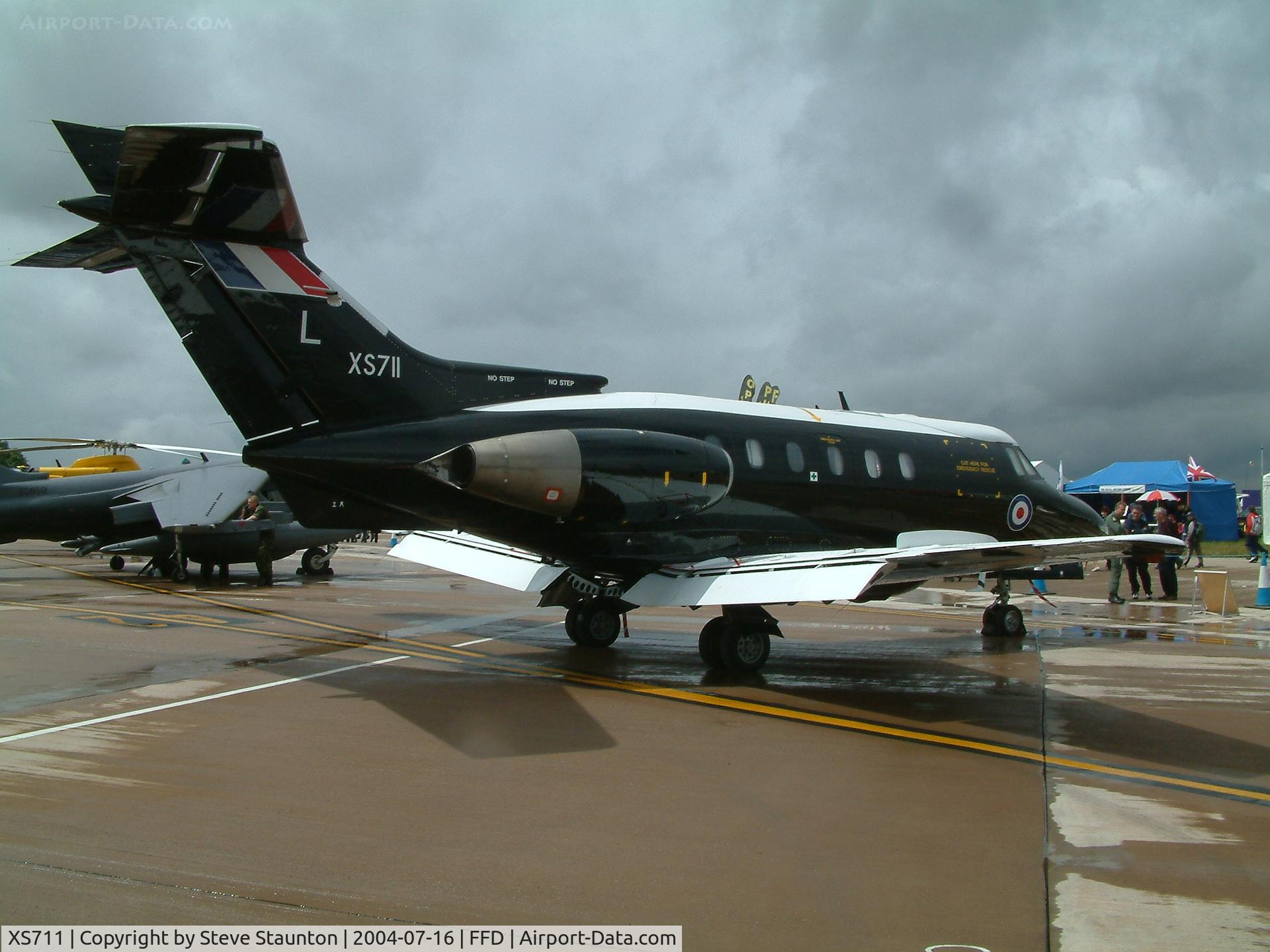 XS711, 1965 Hawker Siddeley HS.125 Dominie T.1 C/N 25024, Royal International Air Tattoo 2004