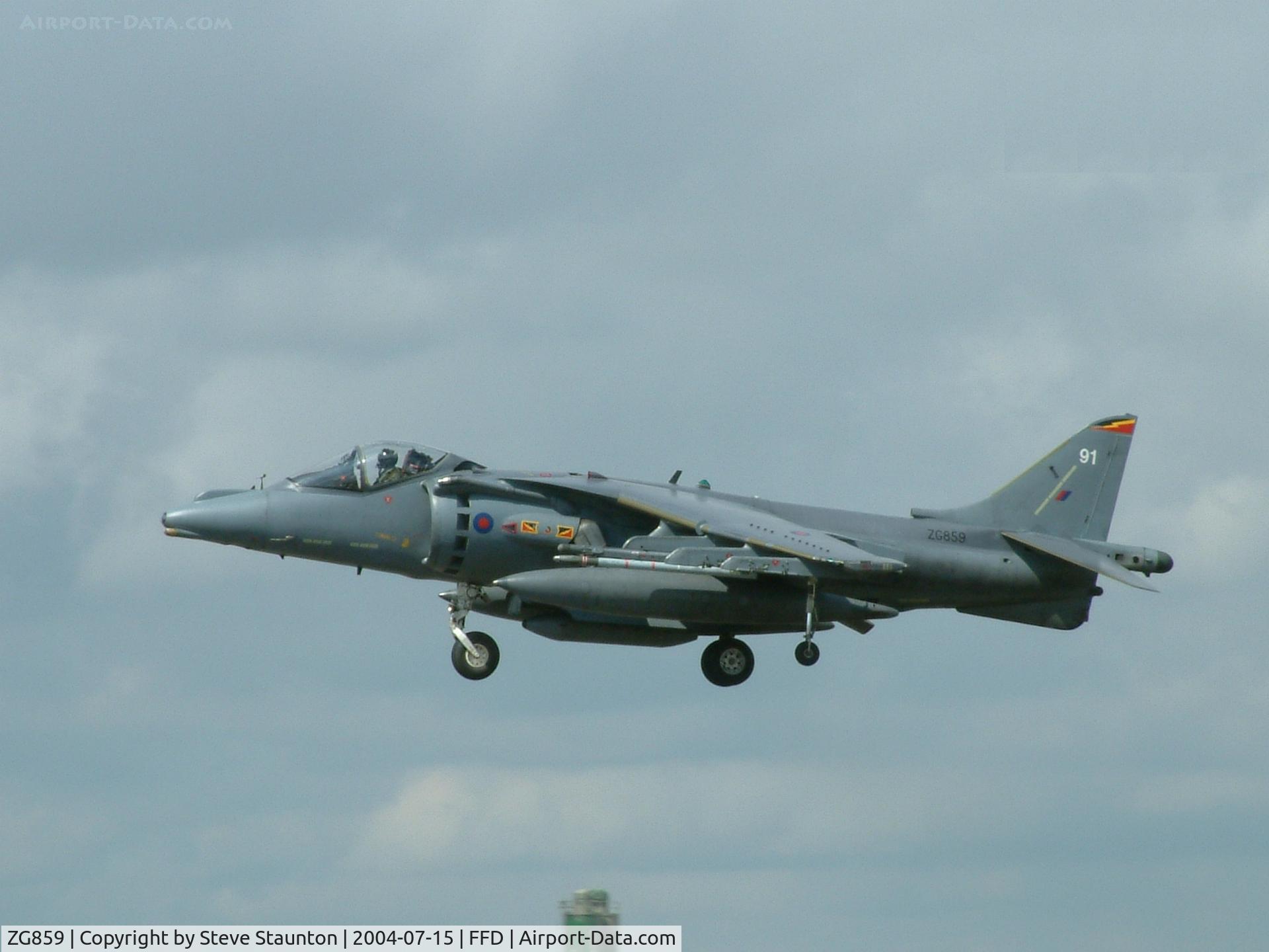 ZG859, British Aerospace Harrier GR.7 C/N P91, Royal International Air Tattoo 2004